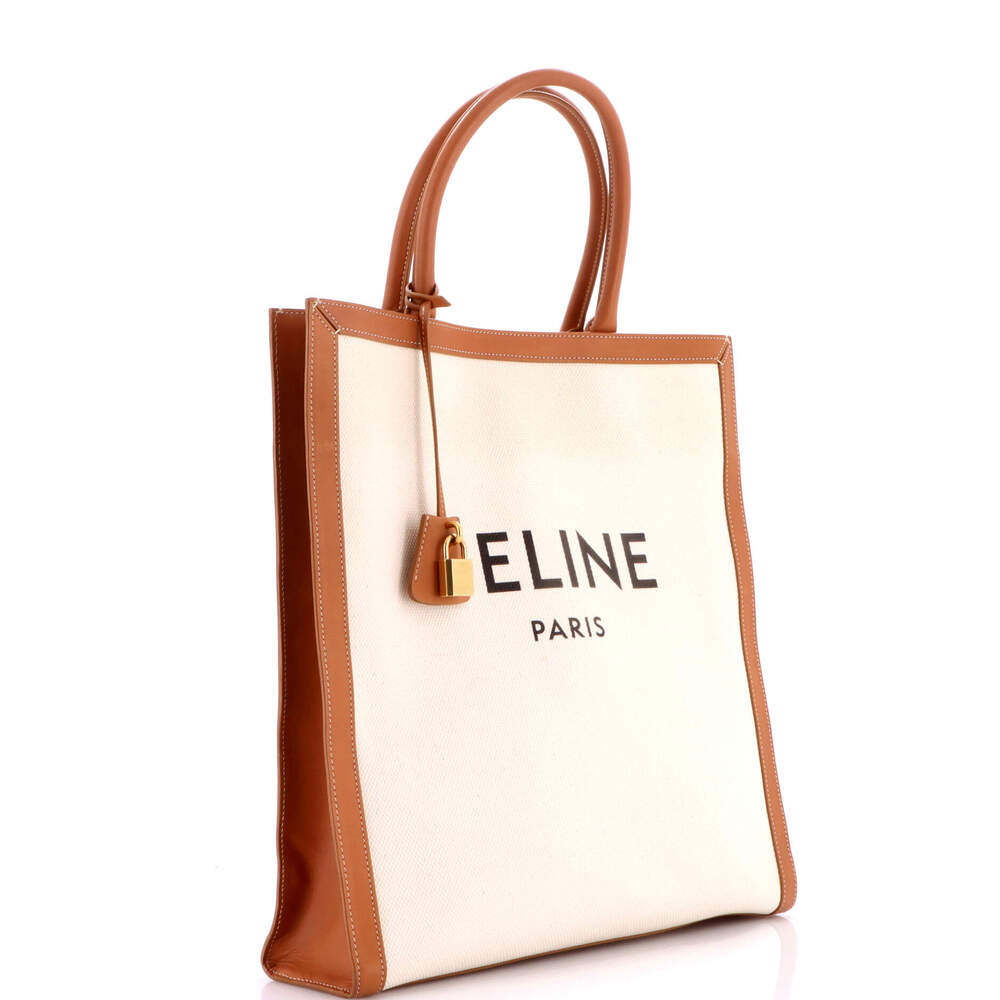 Celine Vertical Cabas Tote Canvas With #229535C11B - Picture 2 of 7